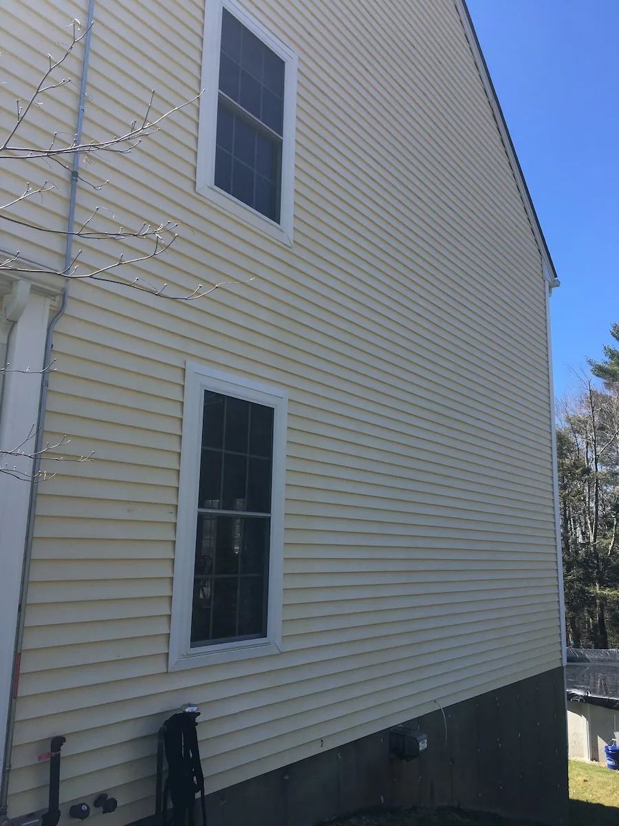 After Vinyl Siding Power Washing in Worcester County, MA — Pro Pressure Washing