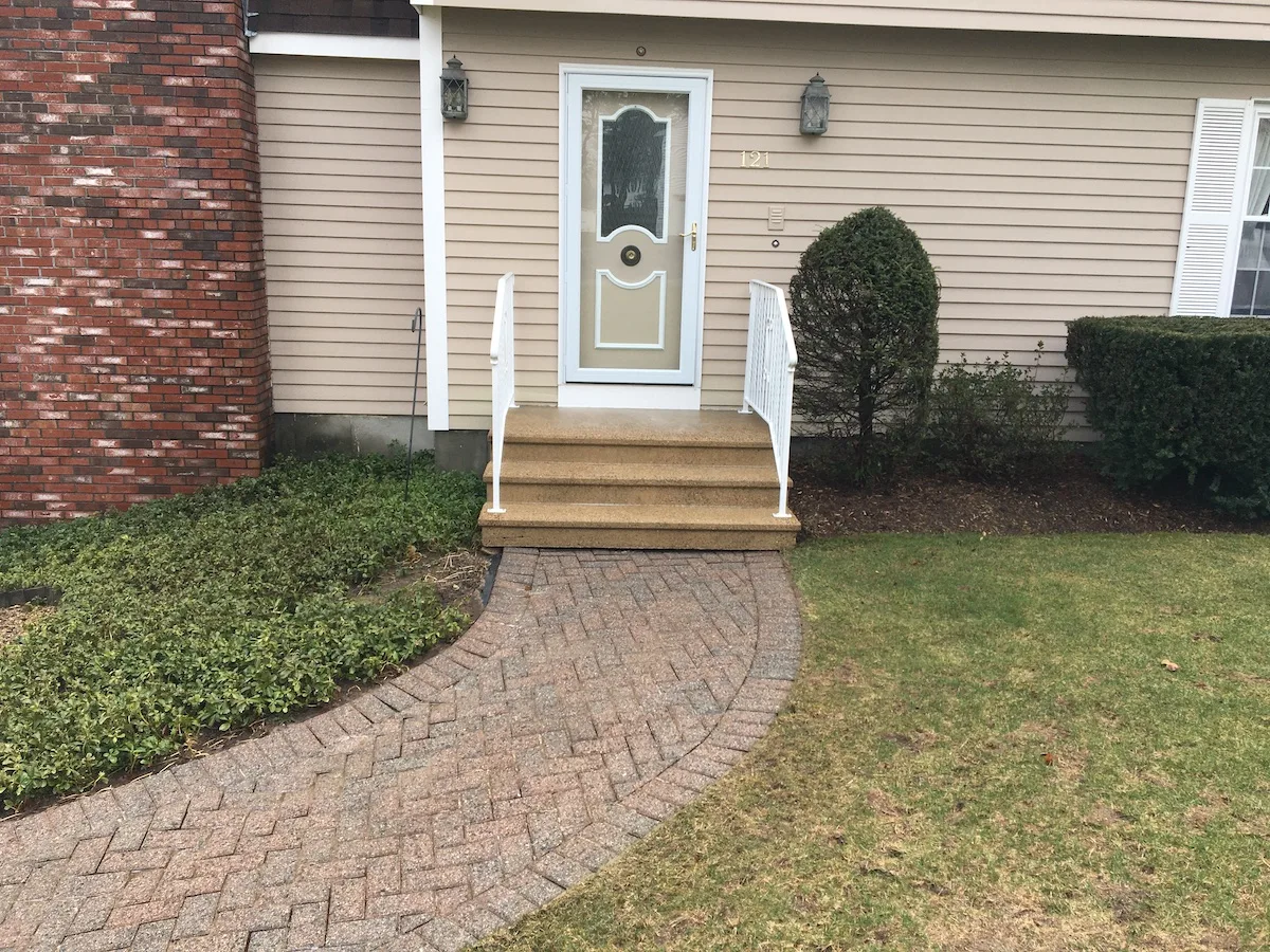 After Walkway Power Washing in Worcester County, MA — Pro Pressure Washing