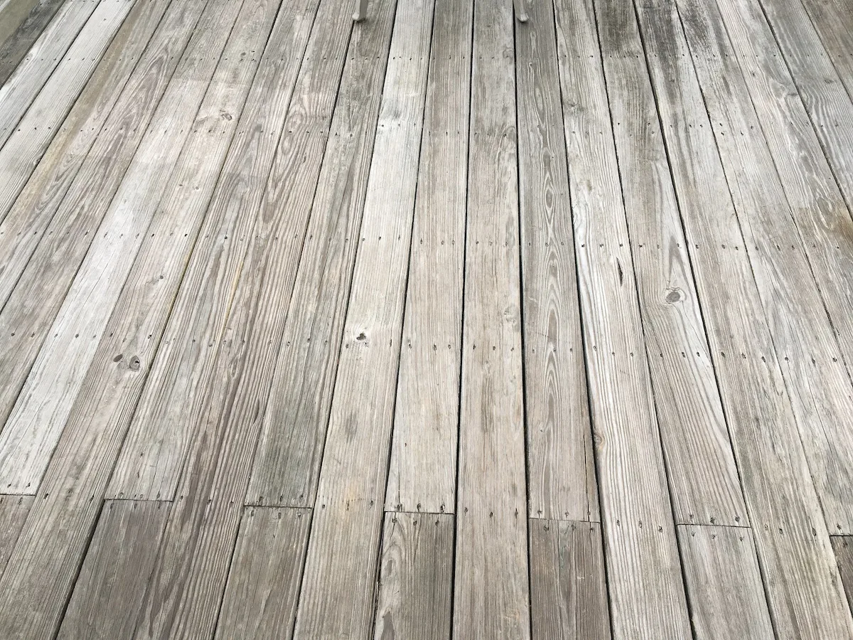 Before Deck Pressure Washing in Holden, MA — Pro Pressure Washing