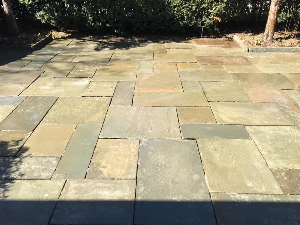 After Bluestone Patio Power Washing in Worcester, MA — Pro Pressure Washing