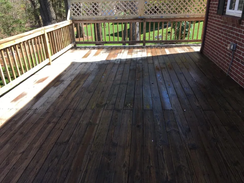 After Deck Floor Pressure Washing in Worcester, MA — Pro Pressure Washing