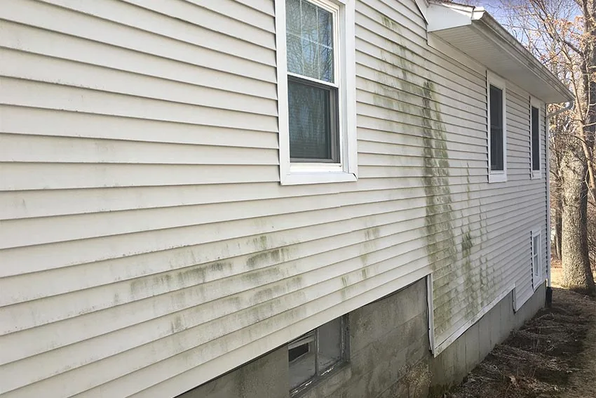 Before House Siding Washing in Worcester County, MA — Pro Pressure Washing