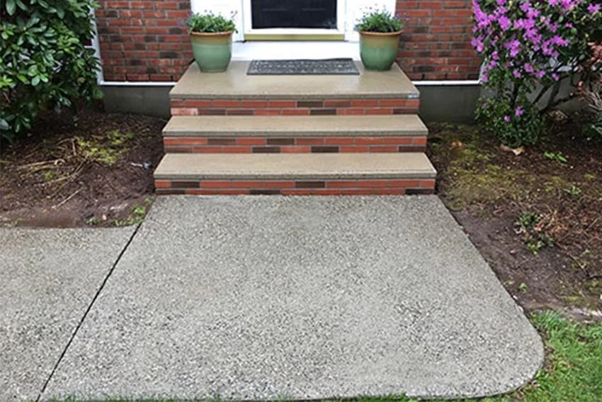 After Concrete Stairs Cleaning in Worcester County, MA — Pro Pressure Washing