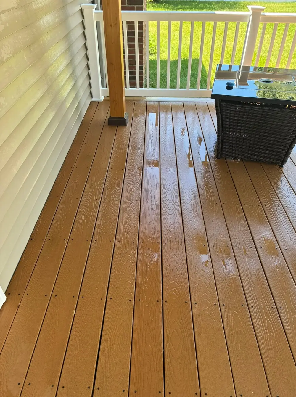 After Composite Deck Cleaning in Worcester County, MA — Pro Pressure Washing