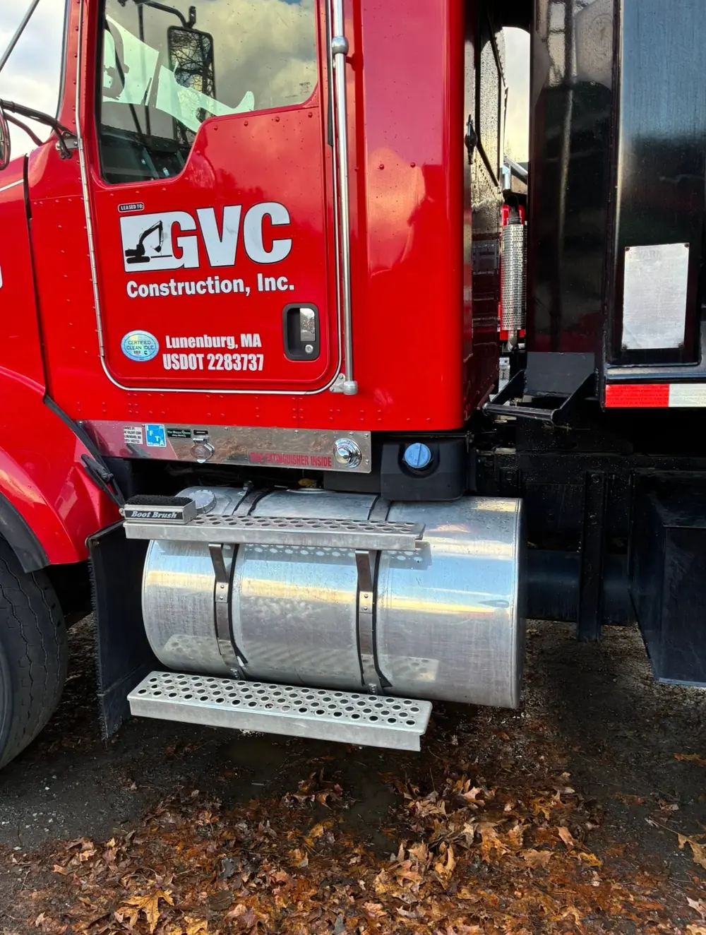 After Fleet Washing — Aluminum Fuel Tank Polishing in Worcester County, MA — Pro Pressure Washing