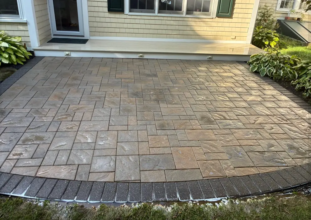 After Paver Patio Cleaning in Worcester County, MA — Pro Pressure Washing