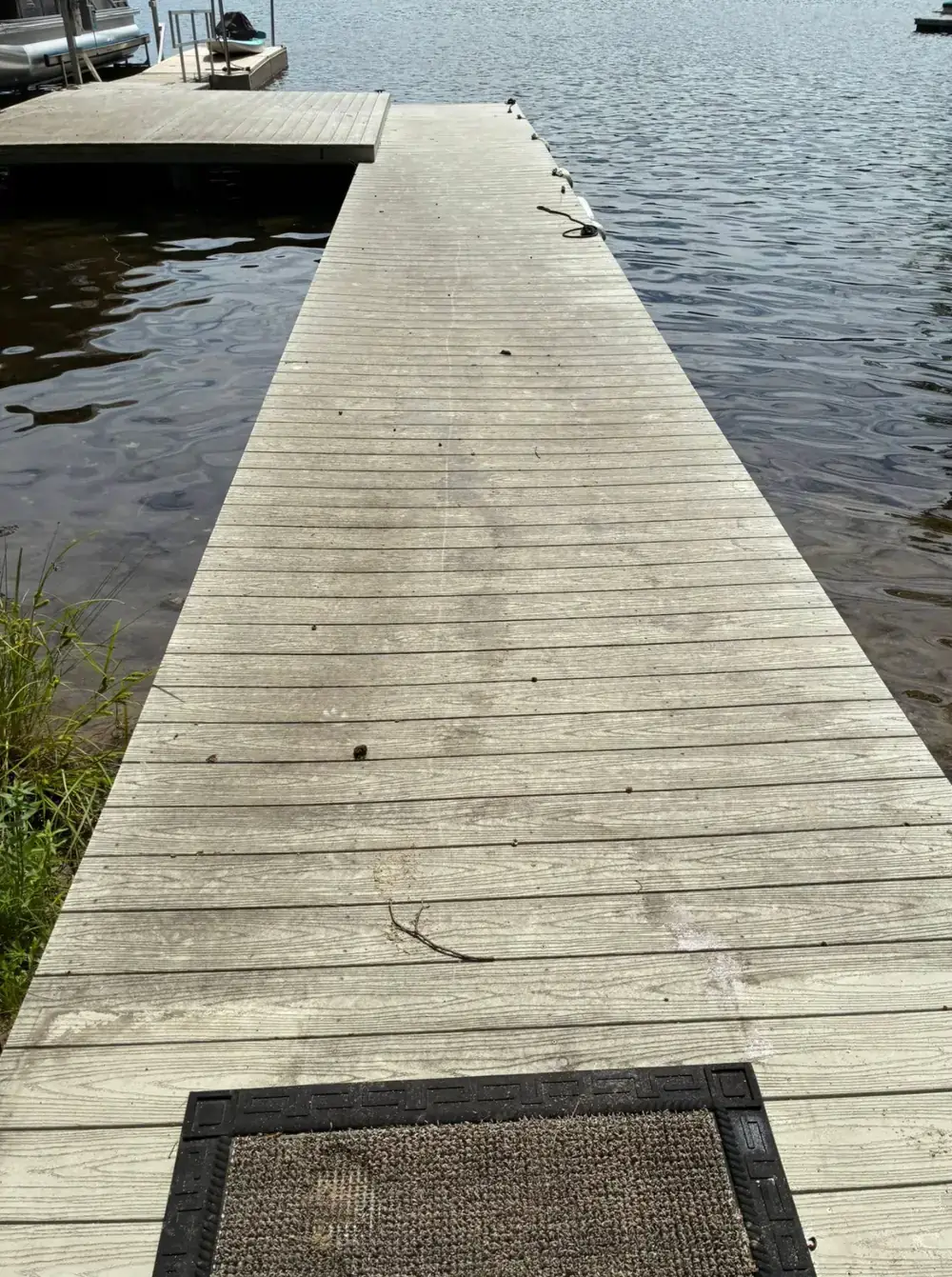 Before Dock Cleaning in Worcester County, MA — Pro Pressure Washing