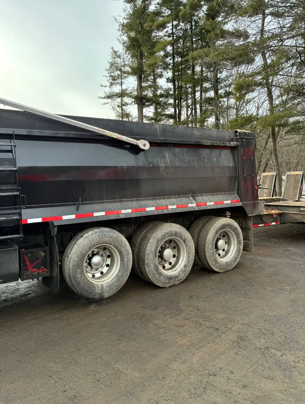 Before Fleet Washing — Road Film Removal in Worcester County, MA — Pro Pressure Washing