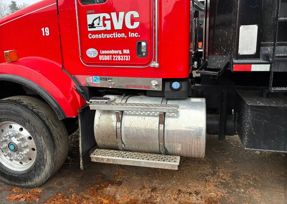 Before Fleet Washing — Aluminum Fuel Tank Polishing in Worcester County, MA — Pro Pressure Washing