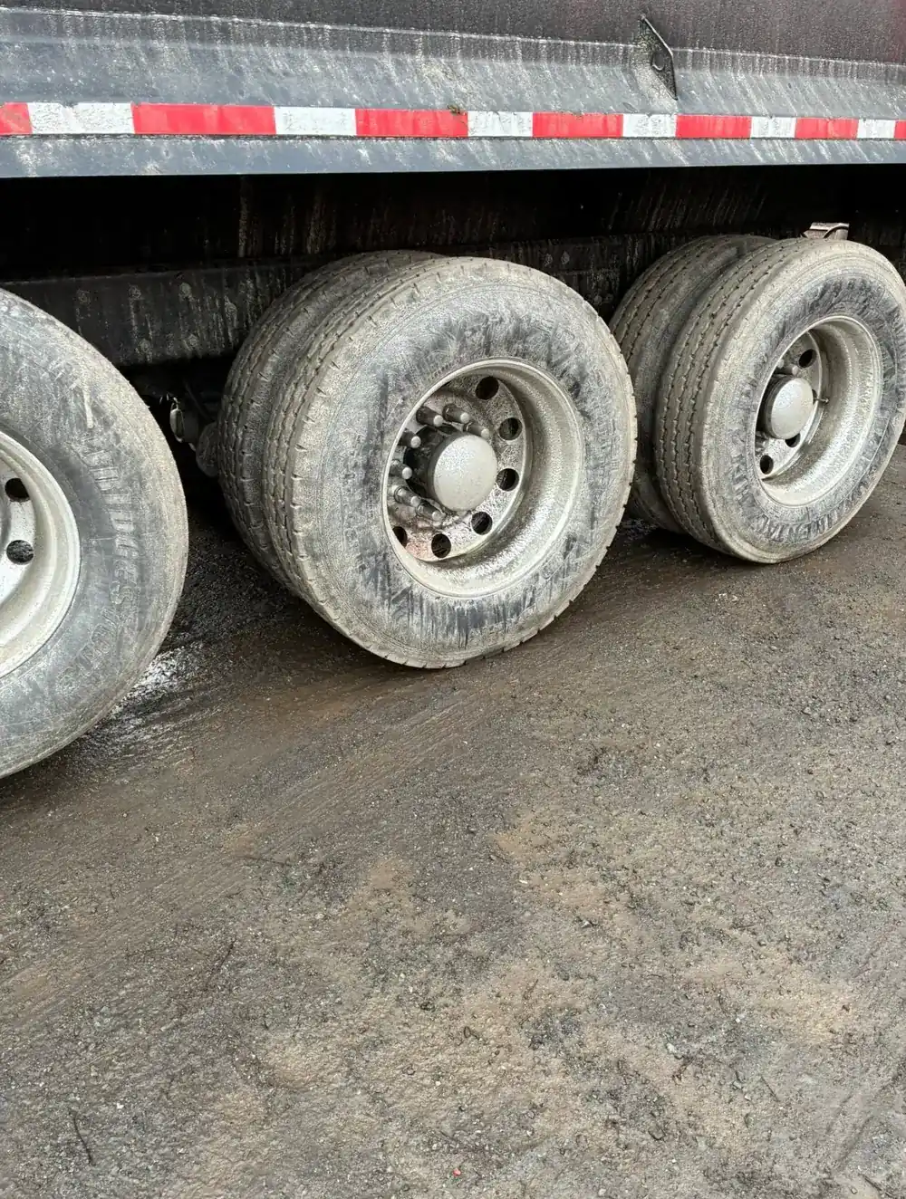 Before Fleet Washing — Wheel & Rim Cleaning in Worcester County, MA — Pro Pressure Washing