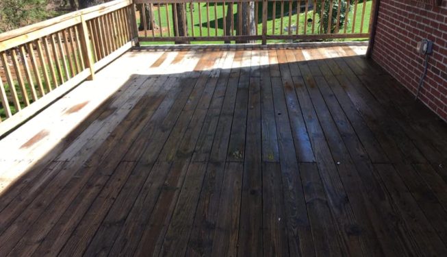 Worcester MA Pressure Washing Deck