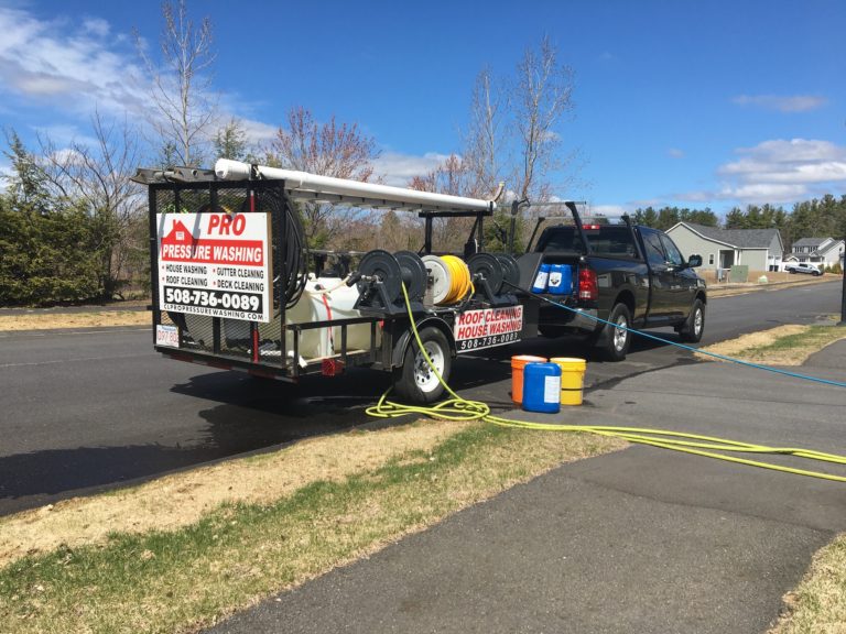 photo of pressure washing service truck Pro Pressure Washing